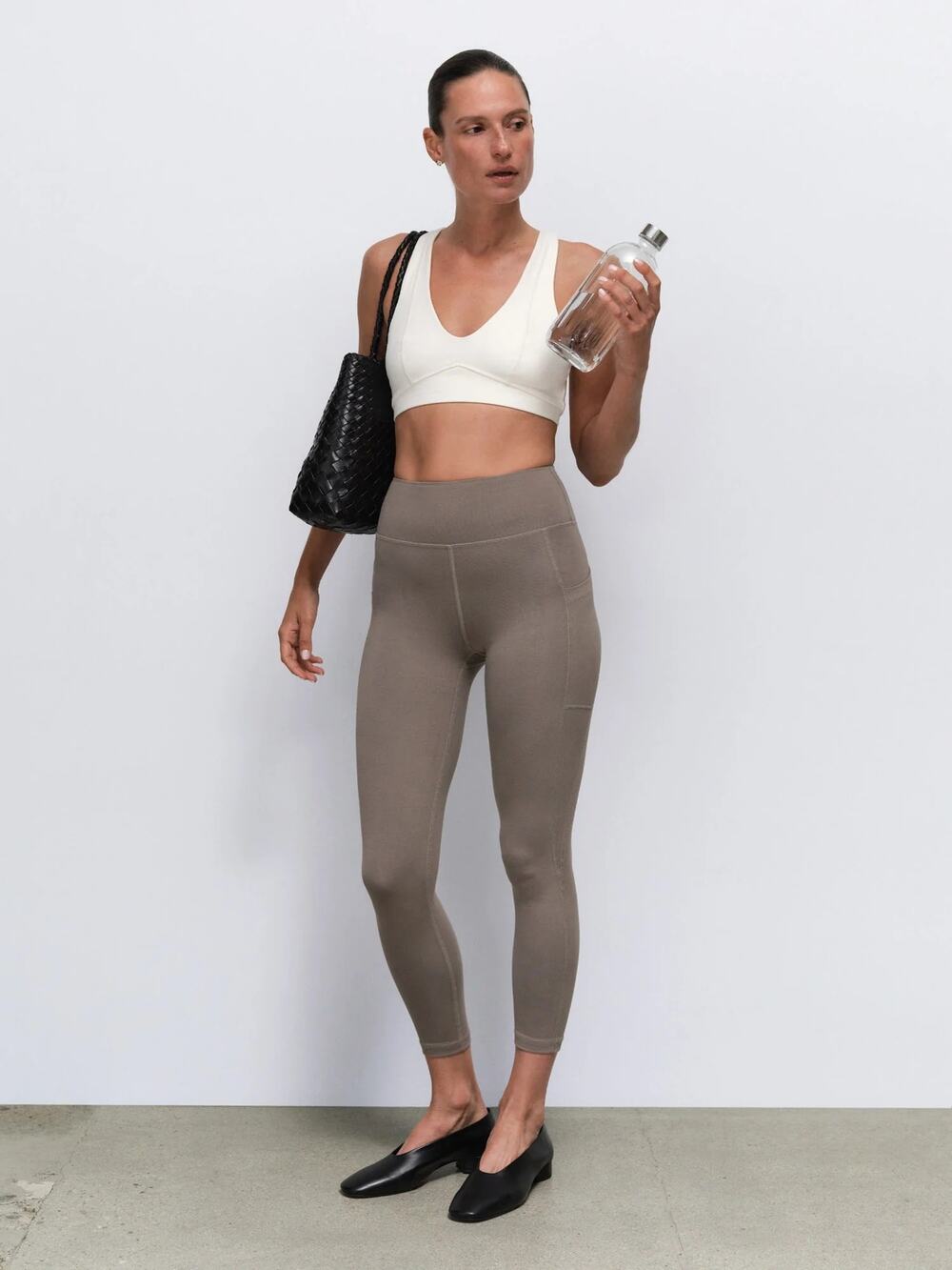 New mate the label leggings med length pebble xs